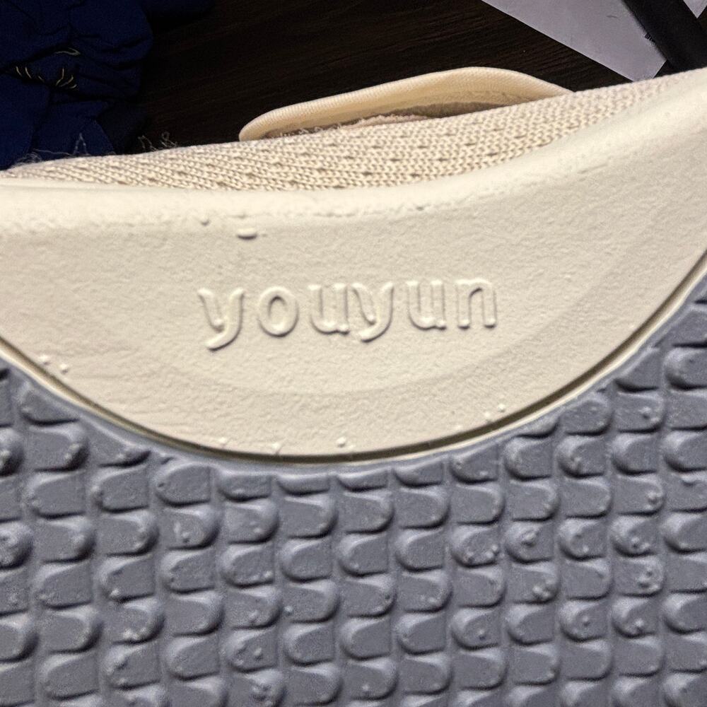 Youyun Diabetic Slip-on Walking Shoes W8.5 M7.5 Beige Memory Foam Sneakers - Picture 9 of 9